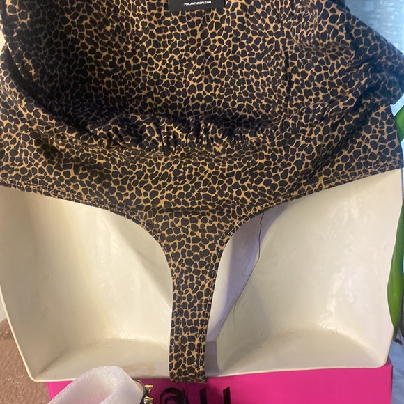 Women’s n:Philanthropy’s peppermint leopard print, bodysuit sugar cheetah - Picture 15 of 17